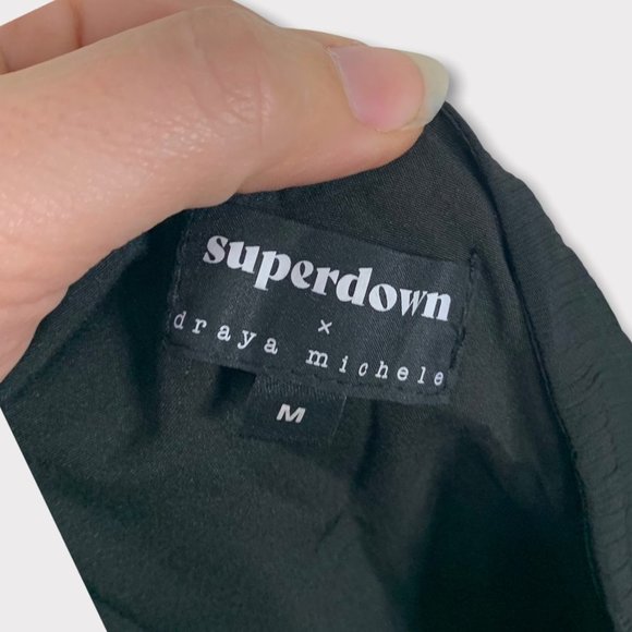 Superdown x Draya Michele Chiffon Strapless Top Medium - Picture 3 of 8